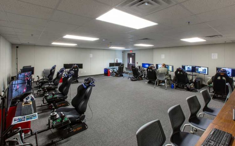 modular building, interior workstations, Vance Air Force Base modular building, interior workstations, Vance Air Force Base