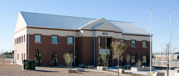 uof-exterior relocatable modular building US Army Fort Bliss