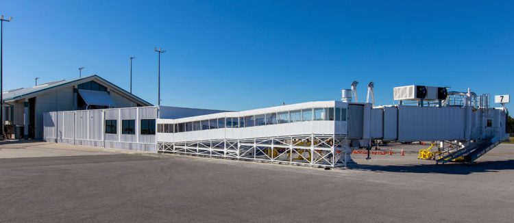 Northwest Florida Beaches Airport exterior Passenger concourse exterior