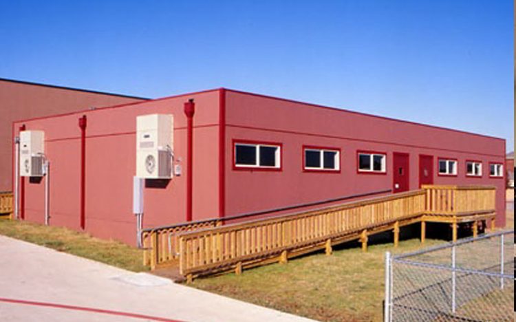 Plano-ISD-2 relocatable modular building PLANO ISD – PORTABLE CLASSROOM BUILDINGS