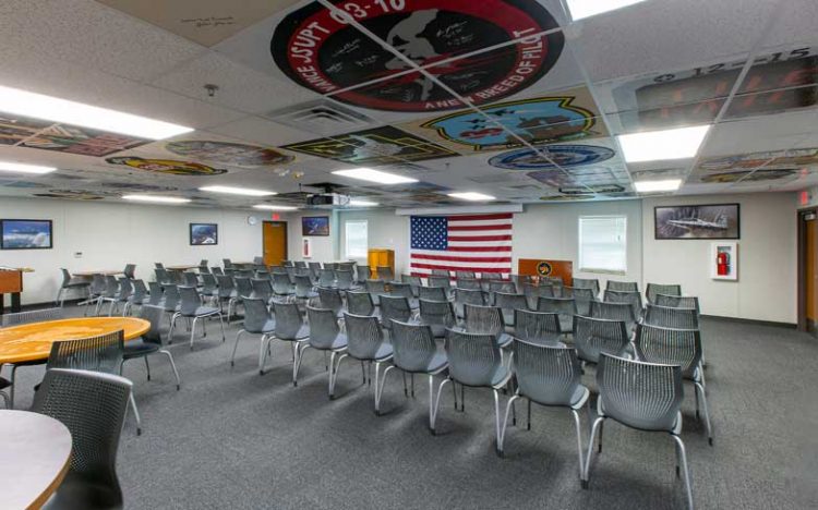 government modular building, interior meeting room, Vance Air Force Base government modular building, interior meeting room, Vance Air Force Base